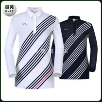 Special 2021 spring new Korean golf suit women JD * slash cold feeling long-sleeved T-shirt GOLF
