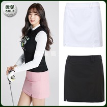 Special 2021 Summer Korean GOLF Clothing Women WANGL * Slit Breathable Bundle Skirt GOLF