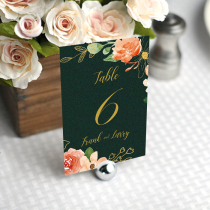 Customized ink-color table card wedding seat card card number seat card wedding banquet guest list card annual table card