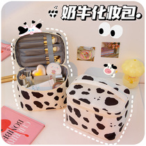  ins cosmetic bag female portable large-capacity high-end sense of the new dormitory travel skin care products oversized storage bag box box
