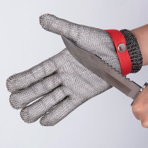 Anti-cut gloves steel wire gloves anti-cut chainsaw slaughter cutting inspection factory killing fish metal gloves iron gloves