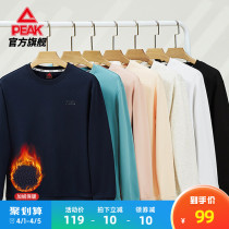 Pike official round collar plus velvet sweatshirt male and female 2022 spring warm blouse long sleeve couple hooded sweatshirt sportswear