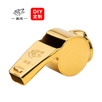 North Wolf whistle high volume sports training Basketball football referee special whistle Pure copper metal gold NR065