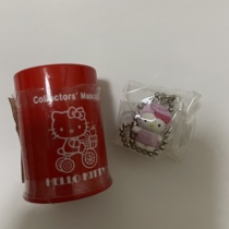 Spot Japanese hello Kitty red tin can small hanging decoration single