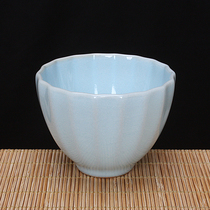 Ru porcelain Tianqing Master Cup Master of Henan Arts and Crafts Master Wang Zhenyu Origin Boutique