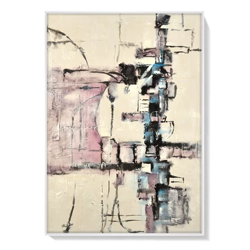 抽象油彩画 小型 60×80cm抽象油画-60×80cm抽象油画促销价格、60×80cm抽象油画品牌- 淘宝