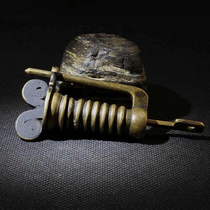 Copper Machine Copper Copper Lock Shrimp Tail Lock Golden Hawk Bao Cheng auction C1374