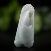 45 43g Jade carved pendant Jiqing Yuyue