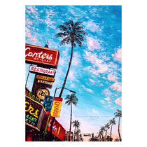 Sign - up frame Kiki Xiao Ai  Summer Evening Wind in Los Angeles limited edition