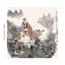 The Journey to the West series of Dai Dunbang (Western Heaven) signature limited edition painting E
