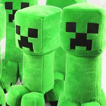 MC game surrounding My world JJ strange coolie afraid of plush toys Male spot doll BAT spider powder pig