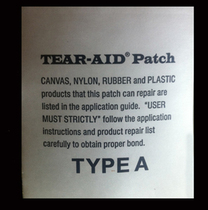 American tea-Aid Patch type-A stickers love to charge down jacket tent repair subsidy