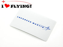 I love flying) Lockheed logo bus card sticker ID card card card sticker CREW tide sticker