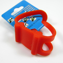 Bicycle lamp holder silicone lamp clamp flashlight fixed strap multifunctional strap universal lamp holder