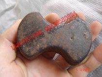 Antique antique Qing Dynasty iron weight ingot iron weight weight paperweight iron Zan iron Zan iron copper weight measuring 728 grams