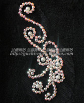 Professional Latin Dance Modern Dance Competition Performance Headwear floral headdress High-end Imitation Diamond floral headdress Headdress Performance Headwear