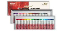 Swedish brand oil painting stick Erengi50 color soft color oil painting stick professional art standard double layer new packaging
