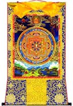 Lotus Garden knot custom-made cloth printed and painted Buddha statues 201 Manjusri Bodhisattva Mandala