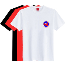 New Taekwondo T-shirt childrens summer cotton short sleeve clothing adult mens and womens T-shirt standard