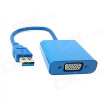 USB to VGA converter projector conversion line usb2 0 to vgaUSB3 0 to VGA interface external graphics card