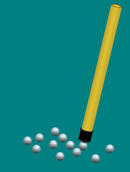 Table tennis ball picker tee-off machine pick-up machine