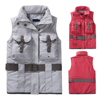 Outdoor stormtrooper YK with cap rainproof pressure glue stormtrooper warm cotton vest cotton vest multi-functional photography vest