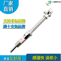 K type E type CU50PT100 pressure spring thermocouple temperature sensor Temperature rod thermal resistance temperature control probe temperature measurement