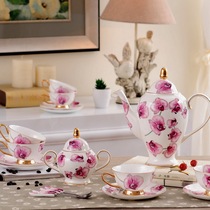 Dixin ceramic coffee gift box European tea set English afternoon tea Tea set Teapot Tea cup Coffee cup set