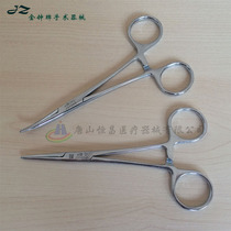 Shanghai Admiralty hemostatic forceps elbow straight head 14cm16cm stainless steel medical medical equipment hardware tools