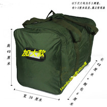 The left-behind bag is loaded with left-behind bag. Military fans use rainproof canvas bag with large capacity moving luggage check bag