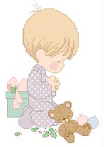 Cross stitch electronic drawings 4449 water drop doll 182 cute cartoon 65W * 97H23 color PAT source file