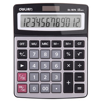 Duli 1673 calculator computer financial multi-function calculator dual power supply big button