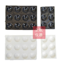 Reaction plate Porcelain drip plate Physical and chemical porcelain white reaction plate 6 holes 12 holes black reaction plate Well hole plate