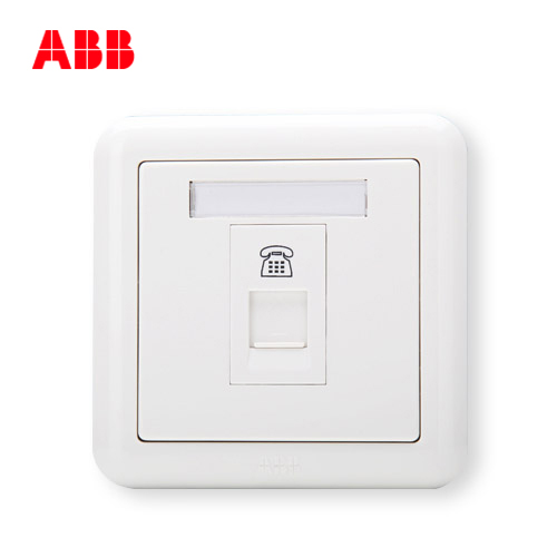 Swiss ABB switching socket RJ11 AJ321
