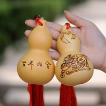 Natural gourd wine glass wedding festival products gourd painting Mandarin duck Cup Chinese wedding props