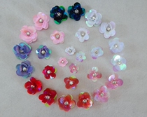 Handmade nail beads sequins a diamond rose flower shoes hat bag hair accessories decoration accessories diy accessories