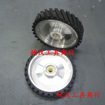 Abrasive Belt machine polishing wheel aluminum core rubber wheel sand belt sleeve wheel polishing machine driving wheel rubber wheel non-standard rubber wheel customized