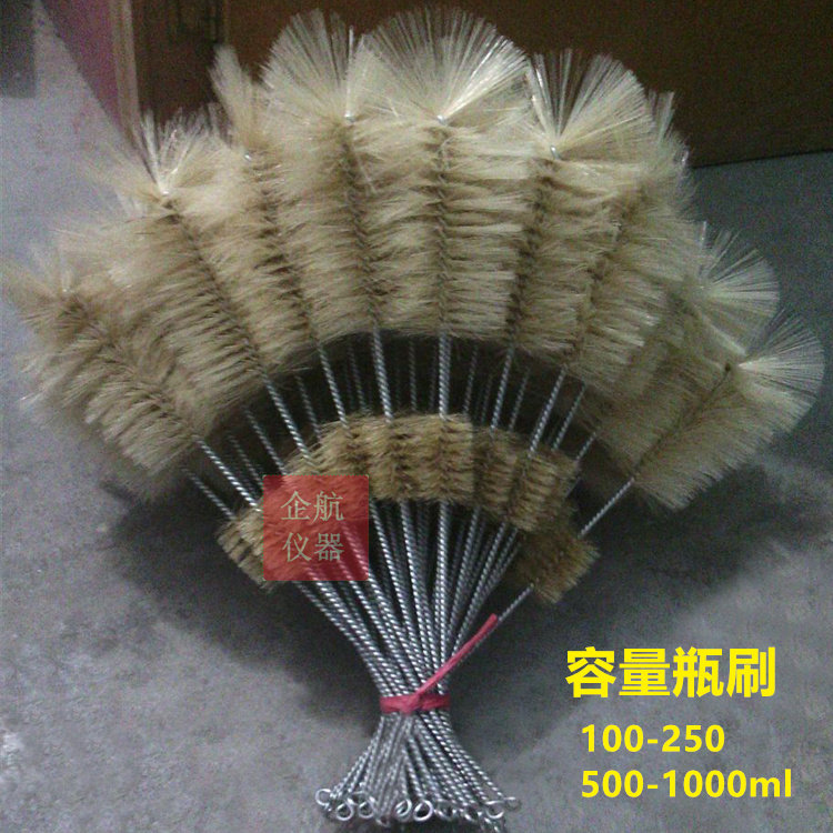 100 250 500 1000ml capacity bottle brush Test tube brush Triangular berrott brush beech brush volume barrel brush