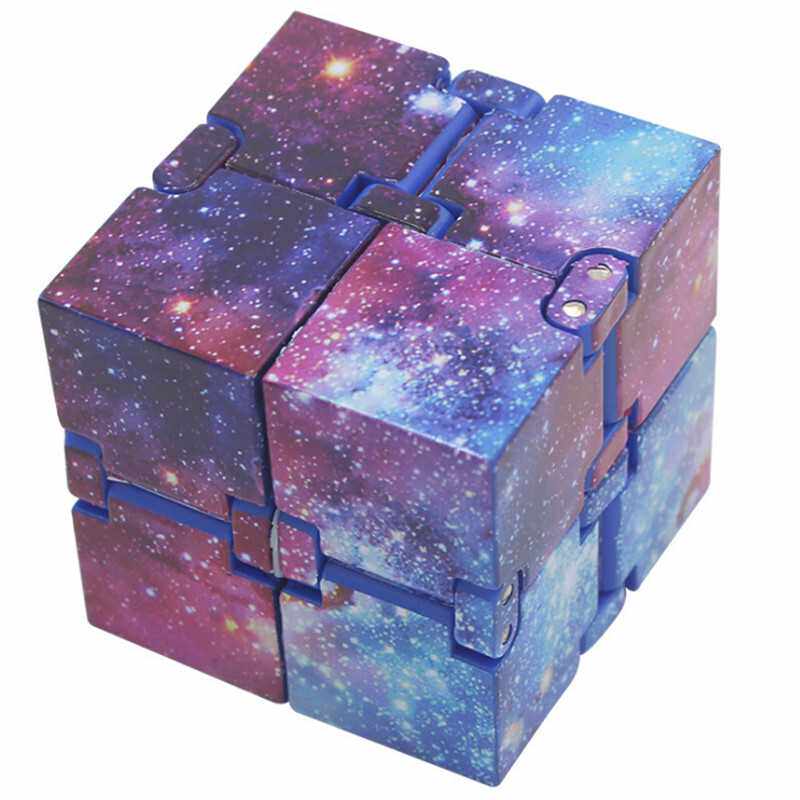 U.S. infinity cube infinite Rubiks Cube toy edc fingertip toy decompression Rubiks Cube decompression block minus