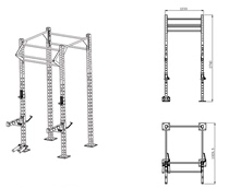 Physical frame squat frame Safety bench press frame Multi-function training frame Comprehensive training frame