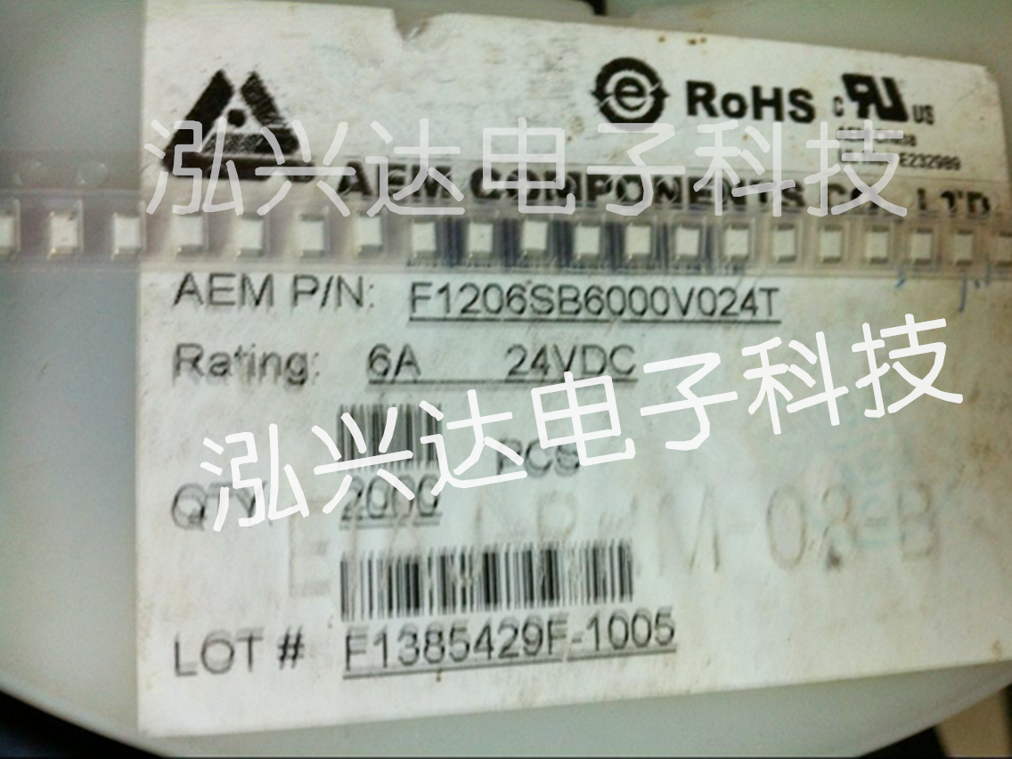 Patch fuse F1206SB6000V024T 1206 6A 24V fuse once