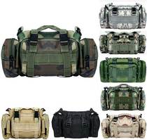 Multifunctional outdoor military fans camping camouflage tactical chest bag men and women leisure shoulder bag riding shoulder bag running bag