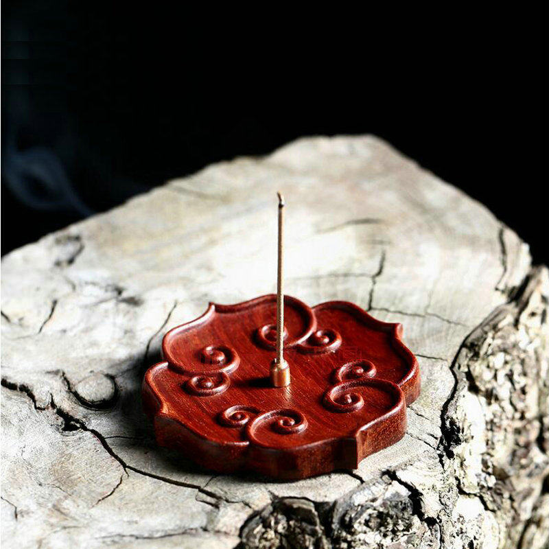 Indian small leaf eucalyptus (lotus fragrance insert) redwood solid wood aromatherapy stove wood dot incense prop utensils