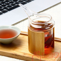 Glass Tea Sea bamboo enclosure heat-resistant heat insulation glass Hawkbill Tea Sea