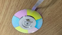 Toshiba 62MX196 projector color wheel color separation film color circle color film 6 color 55mm 17S449B012