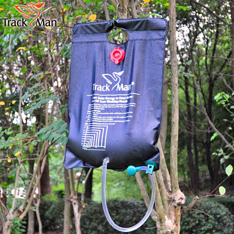 Trackman Outdoor Solar Shower Bag Portable Field Bath Bag Water Bag 20L