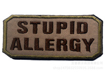 Spot Stupid Allergy (Allergy To Morons Allergy) Arm Chapters Fine Embroidery Magic Patch Patch Patch
