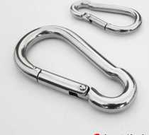 304 stainless steel spring buckle connecting buckle mountaineering buckle safety chain key chain gourd buckle dog chain Buckle