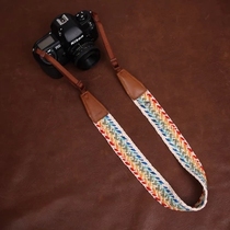 cam-in colorful weave single anti digital camera braces micro single photo shoulder strap universal cam8735