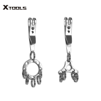 XTOOLS suspension clip straw hat UFO expansion chain keyring set EDC keychain storage clip